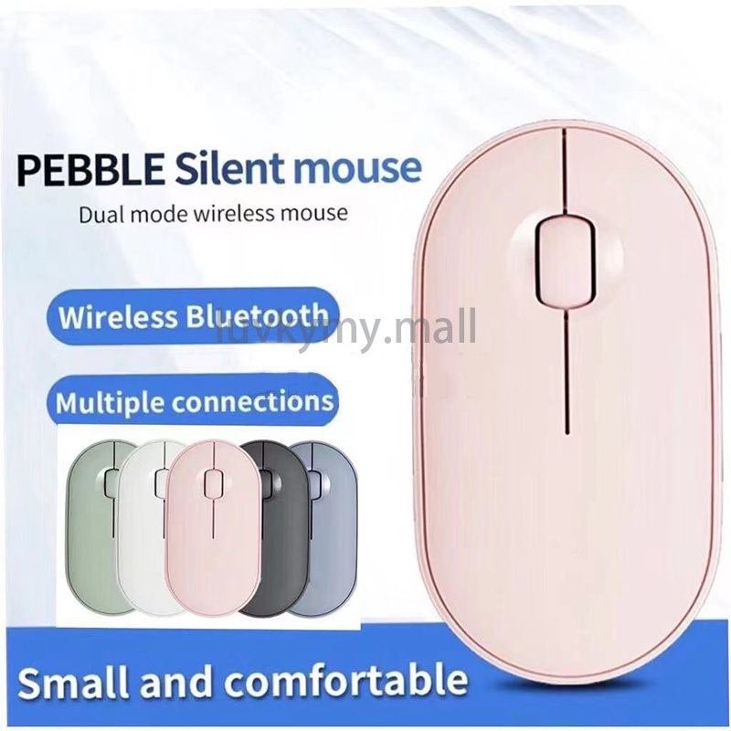 Pebble M350 Wireless Bluetooth Mouse Original Mini&Thin 1000DPI 